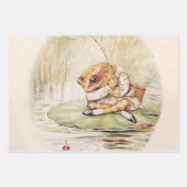 “Jeremy Fisher on a Lilypad” by Beatrix Potter Inpakpapier Vel (Voorkant 2)