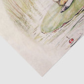 "Jeremy Fisher op een Lilypad" door Beatrix Potter Tissuepapier (Detail)