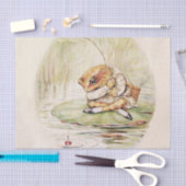 "Jeremy Fisher op een Lilypad" door Beatrix Potter Tissuepapier (Craft)