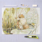 Jeremy Fisher op een waterlelieblad door Beatrix P Tissuepapier (Craft)