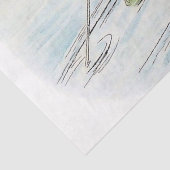 Jeremy Fisher Poles op een Lily Pad Tissuepapier (Detail)