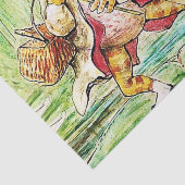 "Jeremy Fisher vangt een vis" door Beatrix Potter Tissuepapier (Detail)