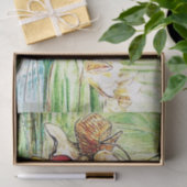 "Jeremy Fisher vangt een vis" door Beatrix Potter Tissuepapier (Geschenk)