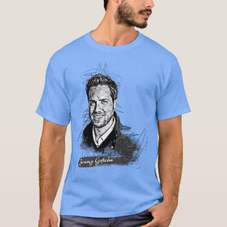 Jeremy Gutsche Abstracte Schetskunst T-shirt