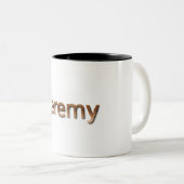 Jeremy Personalized Mug Tweekleurige Koffiemok (Voorkant rechts)