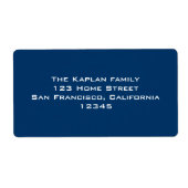 Jeremy Return-adreslabel Etiket (Voorkant)