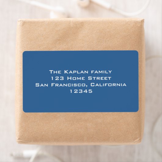 Jeremy Return-adreslabel Etiket (Insitu)