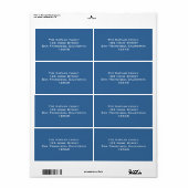 Jeremy Return-adreslabel Etiket (Full Sheet)