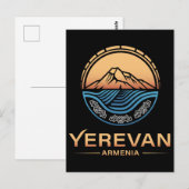 Jerevan Armenië Briefkaart (Voorkant / Achterkant)