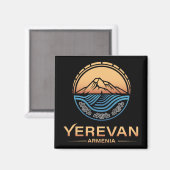 Jerevan Armenië Magneet (Voorkant / Achterkant)
