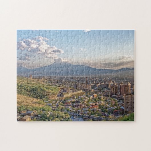 Jerevan, Armenië met de berg Ararat op de achtergr Legpuzzel (Horizontaal)