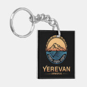 Jerevan Armenië Sleutelhanger (Voorkant Links)