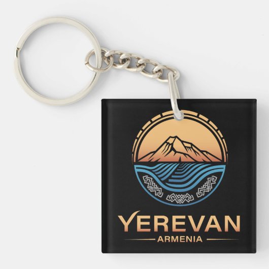 Jerevan Armenië Sleutelhanger (Voorkant)