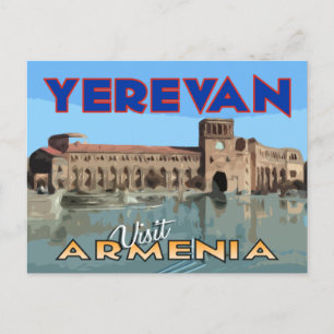 Jerevan, bezoek Armenië briefkaart