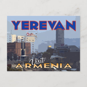 Jerevan, bezoek Armenië briefkaart