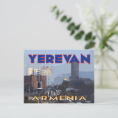 Jerevan, bezoek Armenië briefkaart (Staand voorkant)