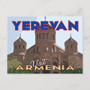 Jerevan, bezoek Armenië briefkaart