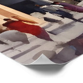 Jerevan waterverf kunst poster (Hoek)