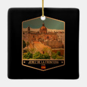 Jerez de la Frontera Keramisch Ornament (Achterkant)