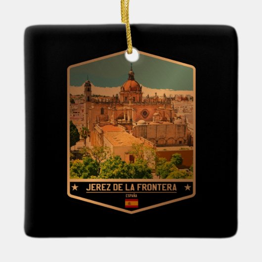 Jerez de la Frontera Keramisch Ornament (Voorkant)