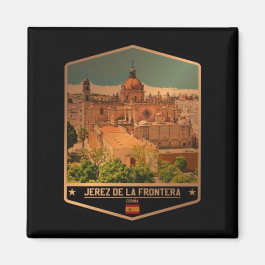 Jerez de la Frontera Magneet (Voorkant)
