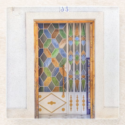 Jerez Door Glazen Onderzetter (Voorkant)