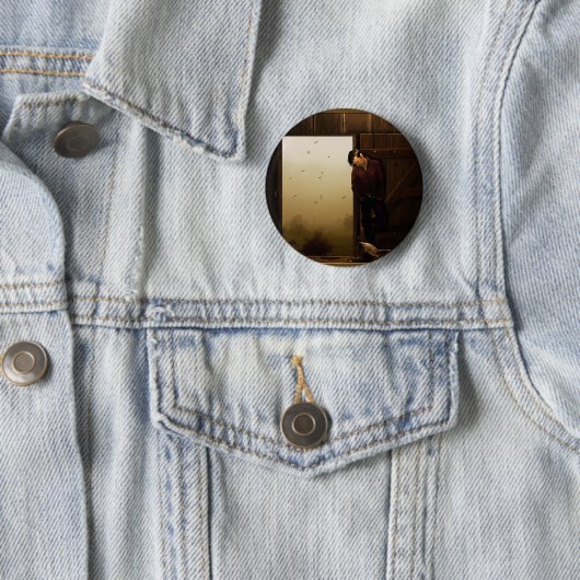 Jericho Badge Ronde Button 5,7 Cm (In situ)