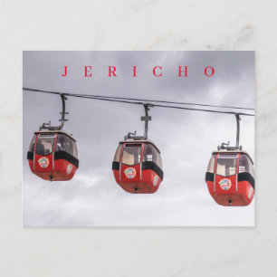 Jericho kabelbaan uitzicht briefkaart