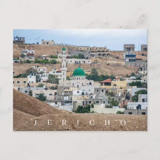 Jericho panorama ansichtkaart briefkaart (Voorkant)