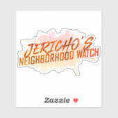 "Jericho's Nabuurschapswacht" ticker Sticker (Vel)