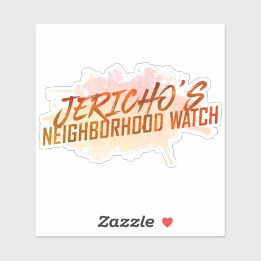 "Jericho's Nabuurschapswacht" ticker Sticker (Vel)