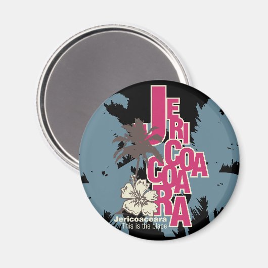 Jericoacoara T-shirts en geschenken Magneet (Voorkant / Achterkant)