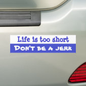 Jerk Bumpersticker (Op auto)