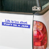Jerk Bumpersticker (Op Truck)