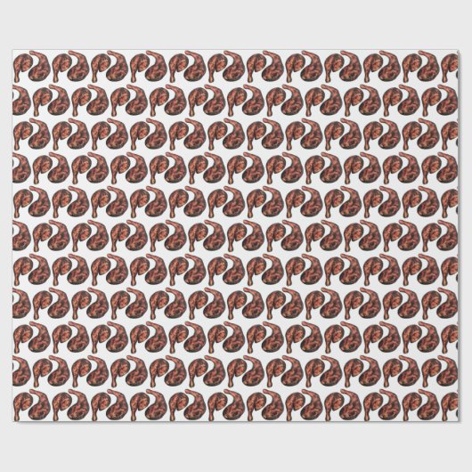 Jerk Chicken Caribbean West Indian Jamaican Food Cadeaupapier (Vlak)