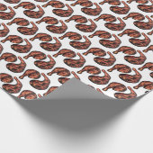 Jerk Chicken Caribbean West Indian Jamaican Food Cadeaupapier (Hoek)