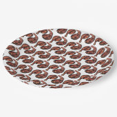 Jerk Chicken Caribbean West Indian Jamaican Food Papieren Bordje (Gekanteld)