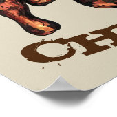 Jerk Chicken Caribbean West Indian Jamaican Food Poster (Hoek)