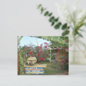 Jerk Chicken Stand in Negril, Jamaica 2011 Briefkaart (Staand voorkant)