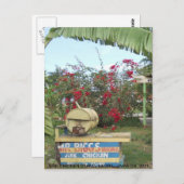 Jerk Chicken Stand in Negril, Jamaica 2011 Briefkaart (Voorkant / Achterkant)