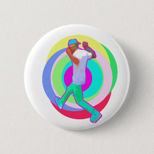 JERK DANCE logo Ronde Button 5,7 Cm