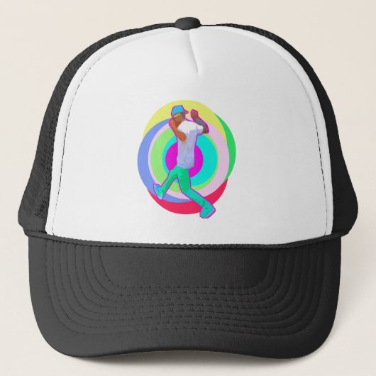 JERK DANCE logo Trucker Pet (Voorkant)