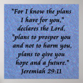 jermiah 29-11 poster (Voorkant)