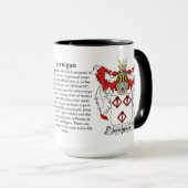 Jernigan Family Coat of Arms Mok (Voorkant rechts)