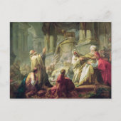 Jeroboam Opoffering Golden Calf, 1752 Briefkaart (Voorkant)