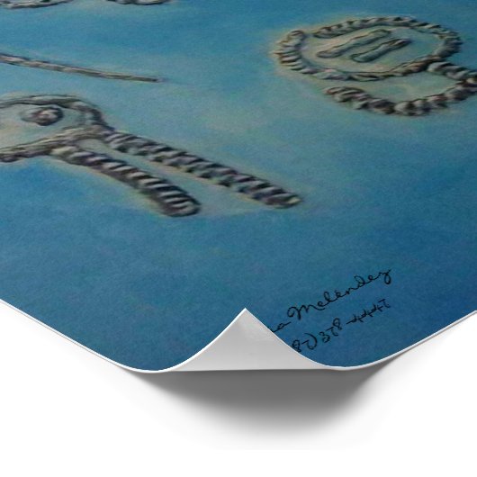 Jeroglificos Tainos Poster (Hoek)