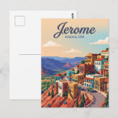 Jerome Arizona Briefkaart (Voorkant / Achterkant)