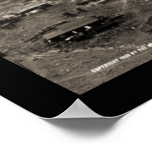 Jerome AZ Mine Smelter Foto 1902 Poster (Hoek)