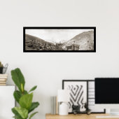 Jerome AZ Mine Smelter Foto 1902 Poster (Thuiskantoor)