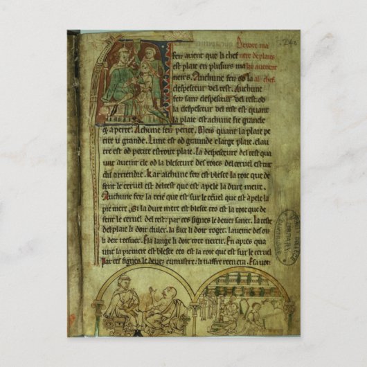 Jerome: Een arts die een patiënt bezoekt Briefkaart (Voorkant)